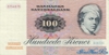 100 Крон выпуска 1987 года, Дания. Подробнее...