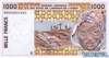 1000 Франков выпуска 1999 года, Нигерия (Западно-Африканские Штаты). Подробнее...