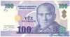 100 Новых Лир выпуска 2005 года, Турция. Подробнее...